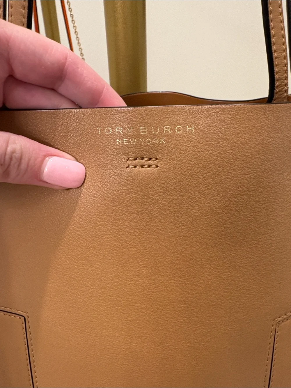 Camel Tory Burch Tote